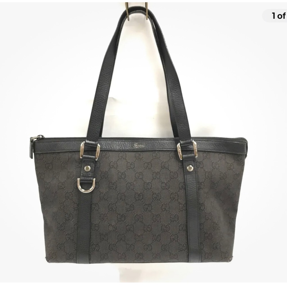 Auth Gucci Black Tote Bag